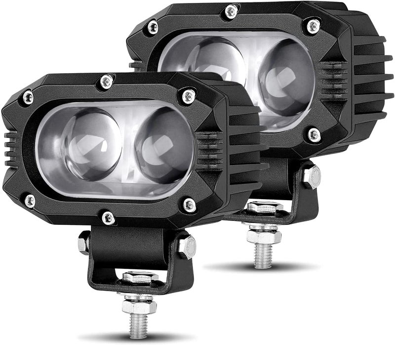 CO LIGHT LED Pod Spot Lights 2PCS 4 inch 96W LED Fog Lights for Truck Offroad Driving Lights SUV ATV Boat Motor Tractor Forklift 3 Years W-arranty - Image 1